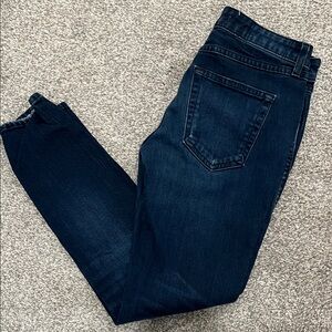 AMO Women's Dark Blue Straight Leg Jeans